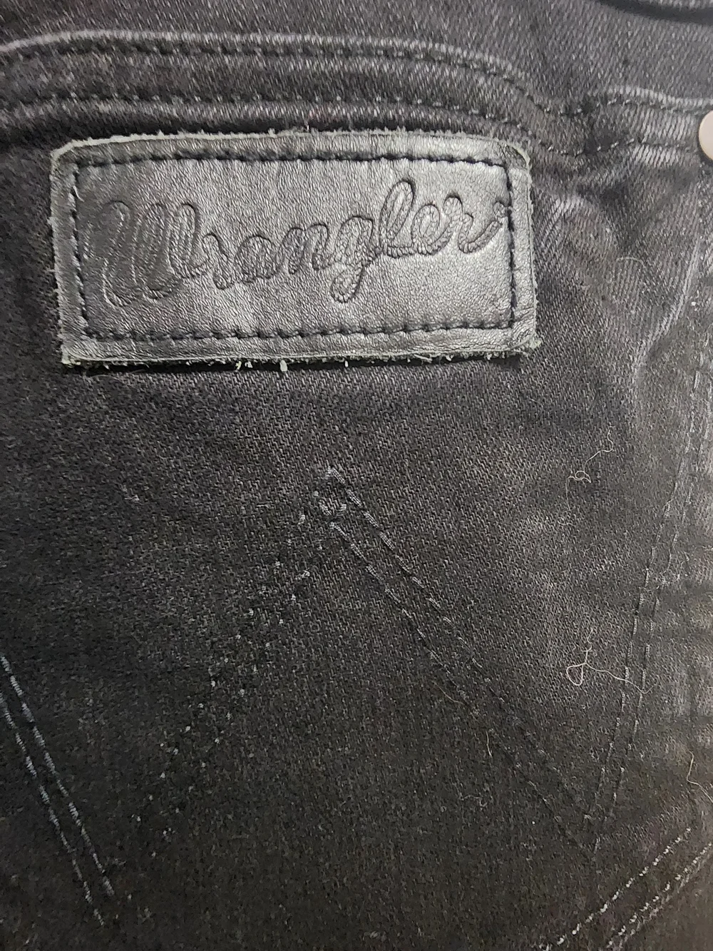 Wrangler Slim Straight Men's Jeans - Black - Picture 6 of 6